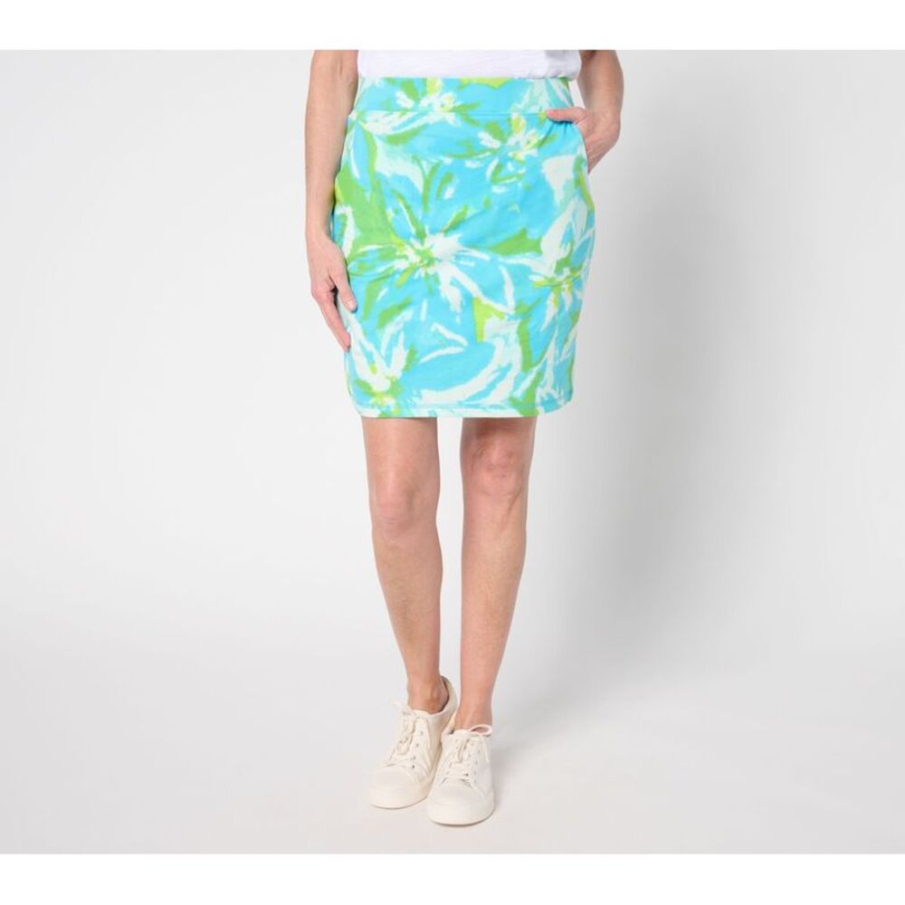 Gloria Vanderbilt Women's Skirt Sz 2XS (XXS) Preppy French Multi-colored